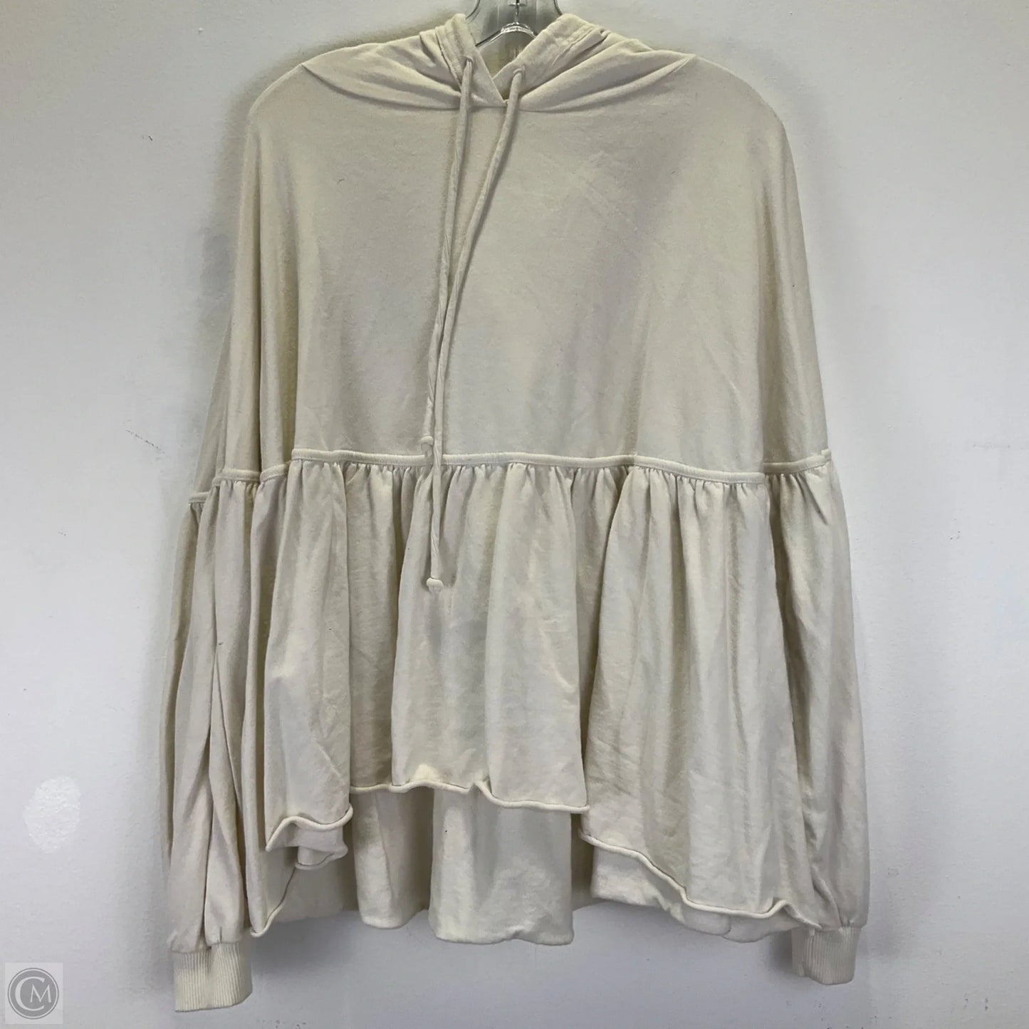 Sweatshirt Hoodie By Aerie In Cream, Size: Xl
