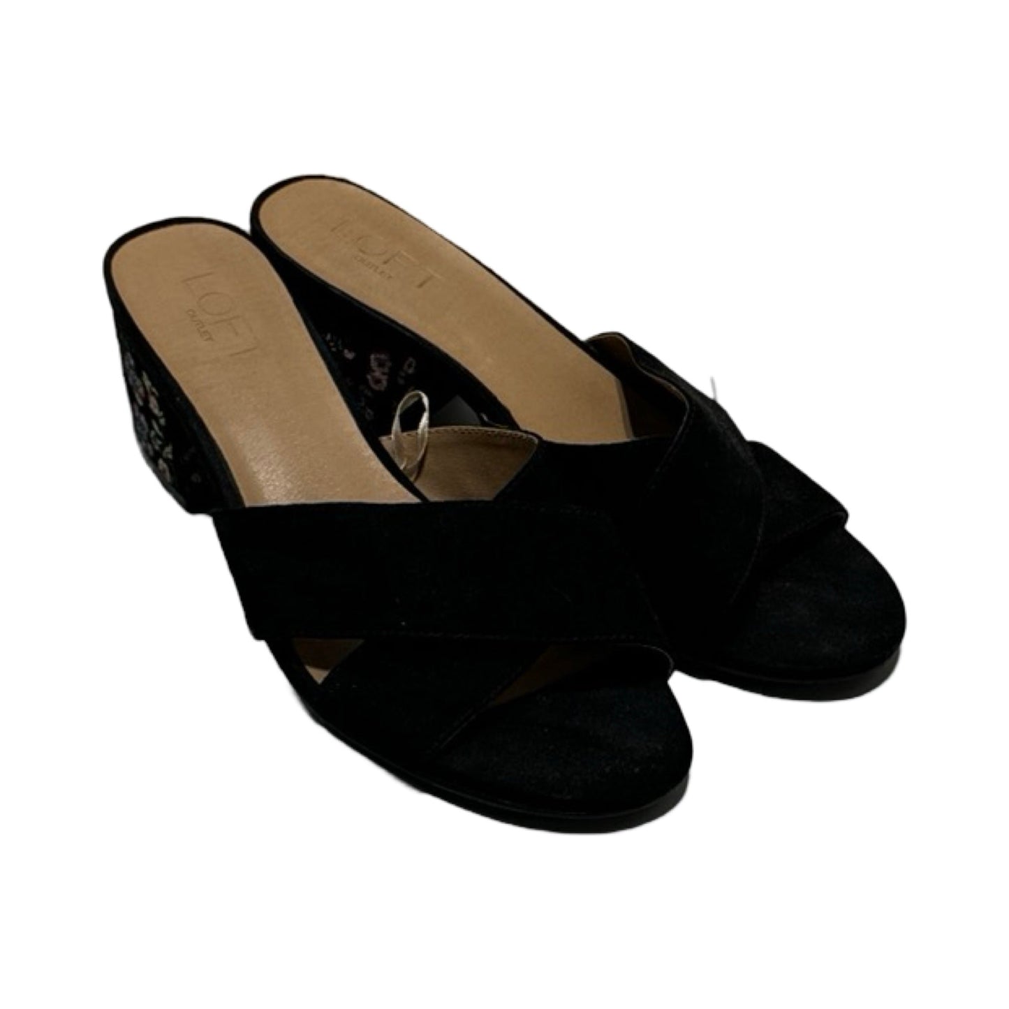 Black Shoes Heels Block Loft, Size 8