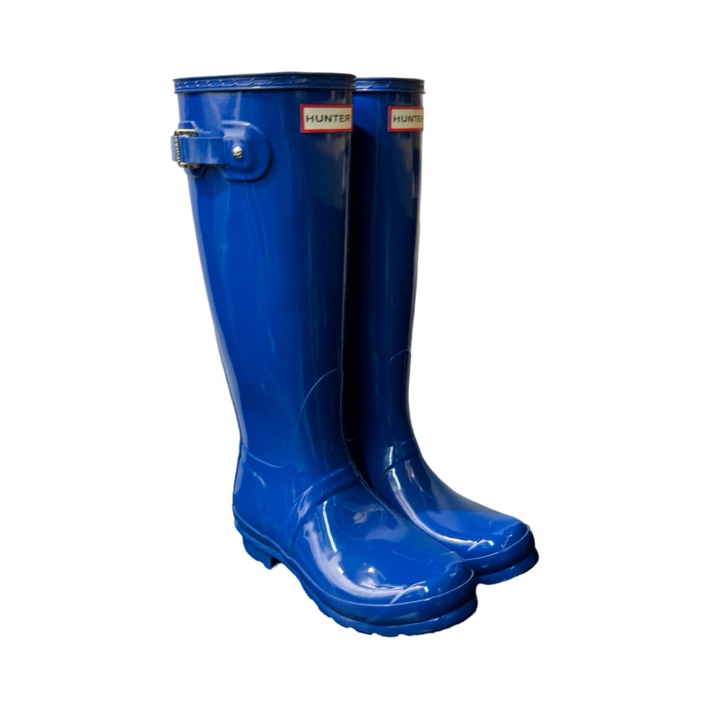 Boots Rain By Hunter In Blue, Size: 7