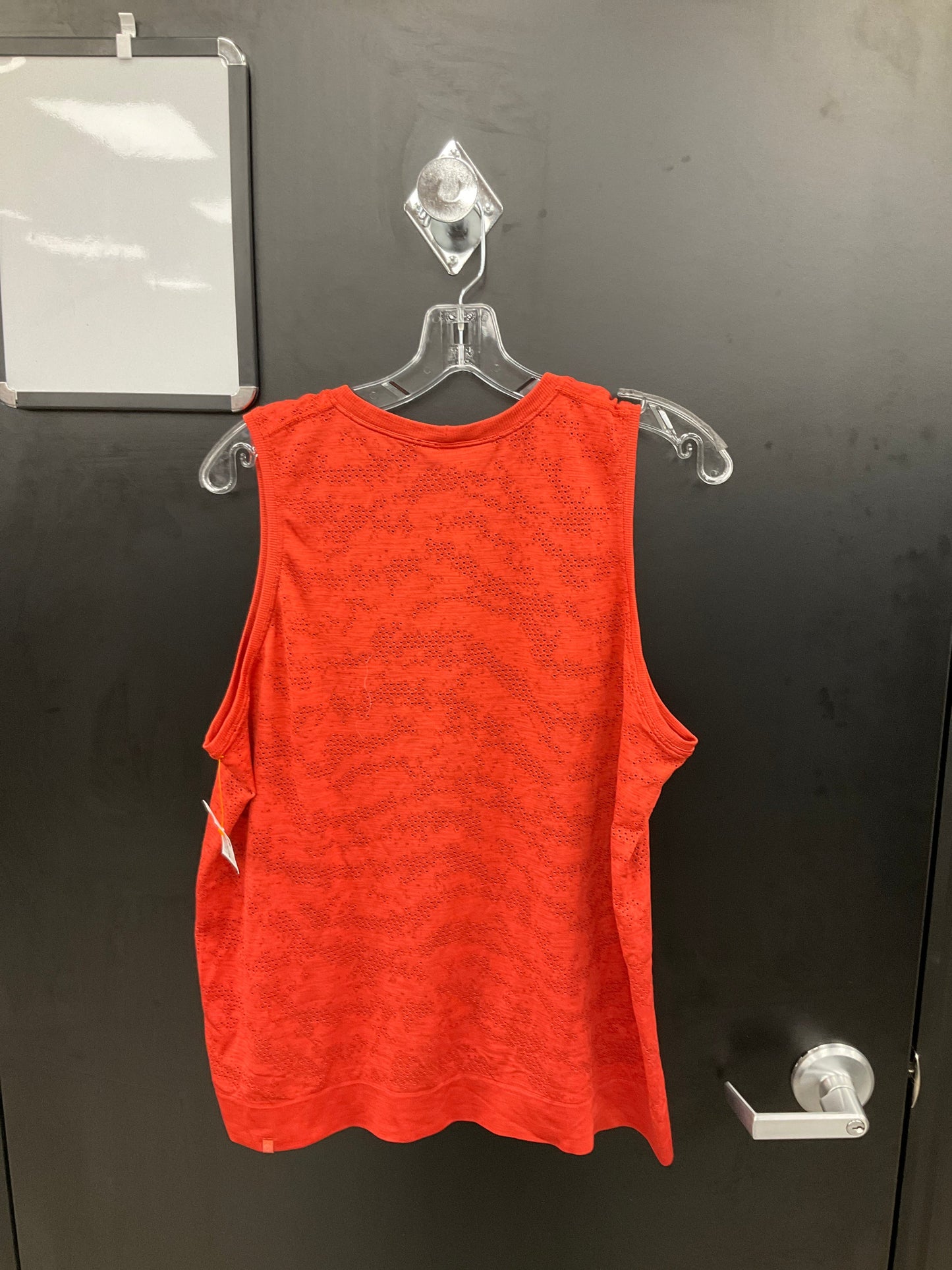 Athletic Tank Top By Lululemon In Orange, Size: 12