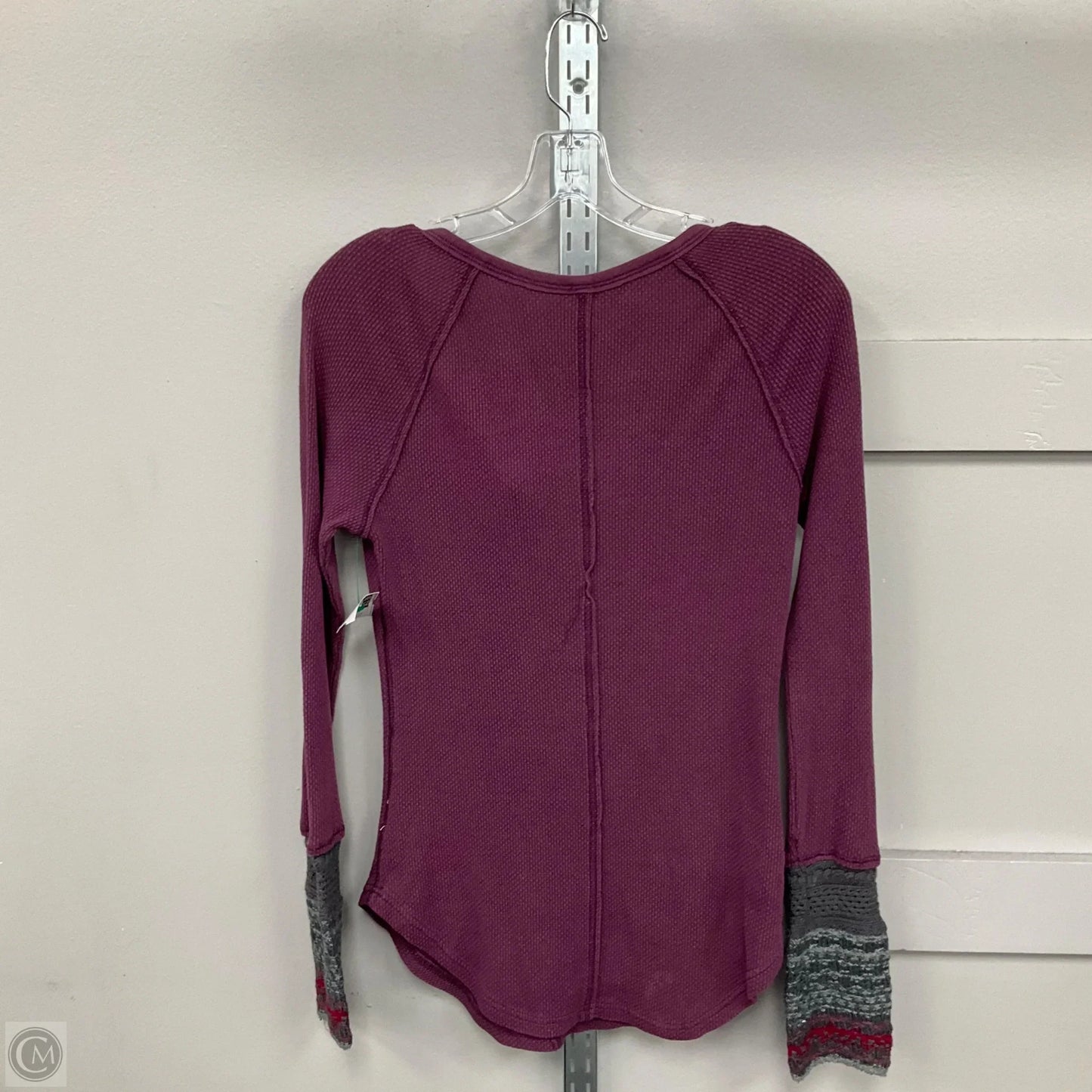 Top Long Sleeve By Free People In Purple, Size: M