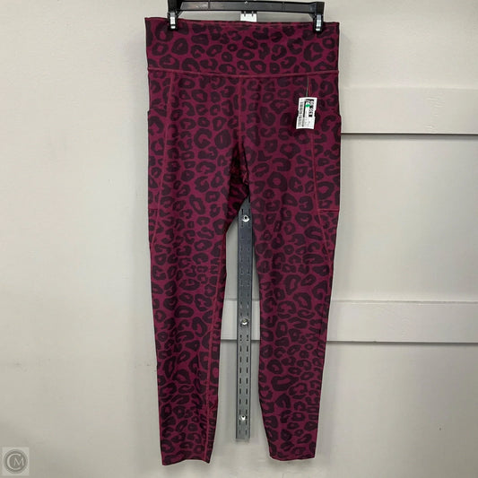 Athletic Leggings By Lululemon In Animal Print, Size: 10