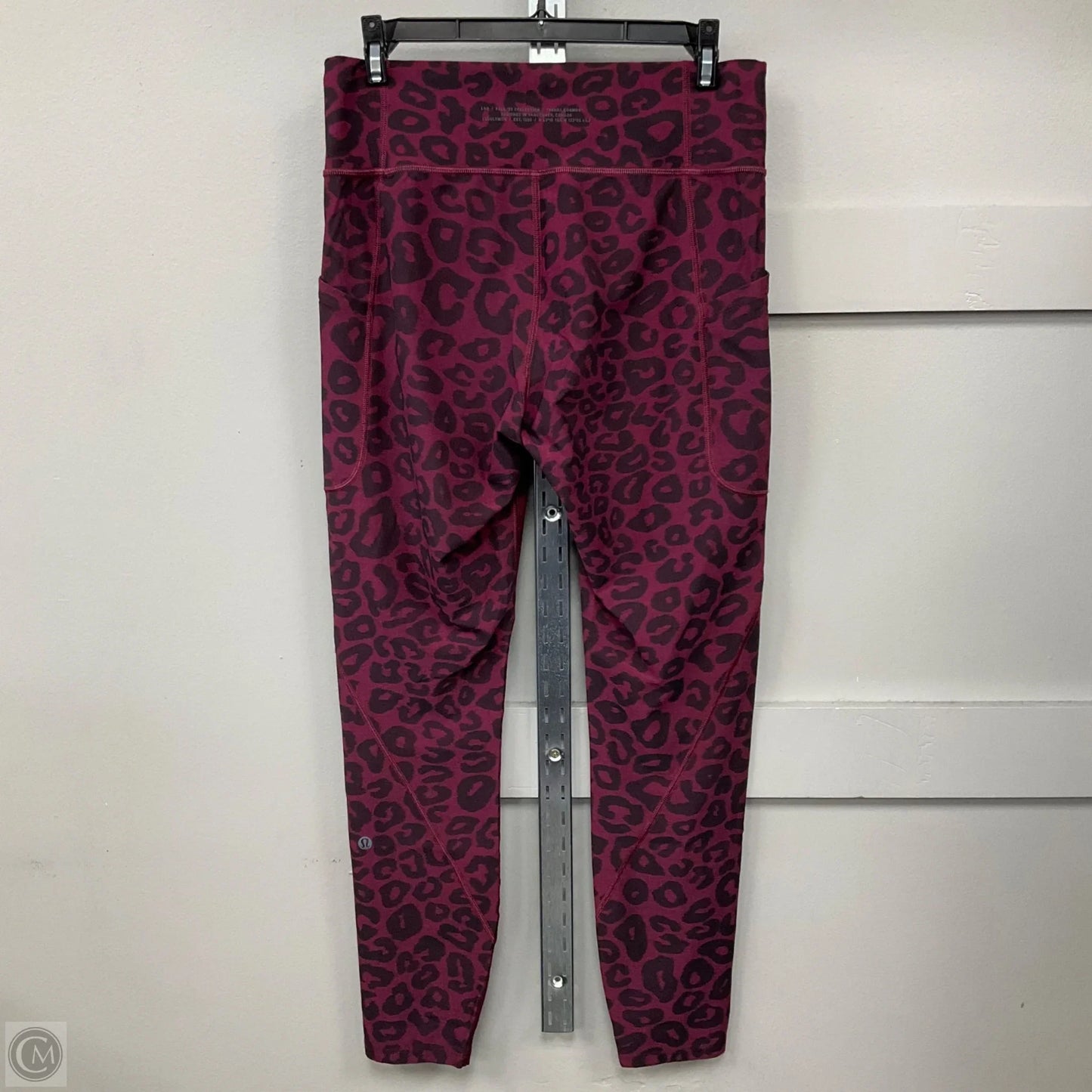 Athletic Leggings By Lululemon In Animal Print, Size: 10