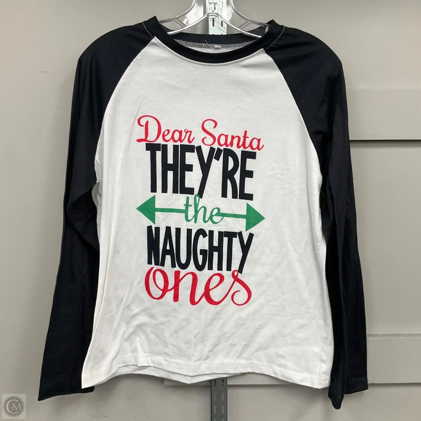 Top Long Sleeve By Clothes Mentor In White, Size: S