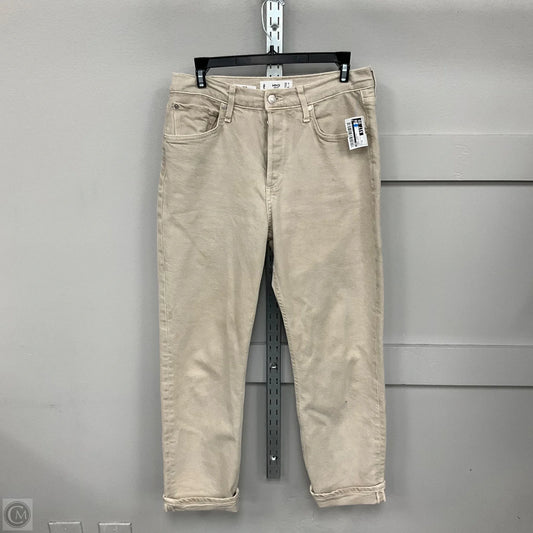 Jeans Straight By Mng In Cream Denim, Size: 4