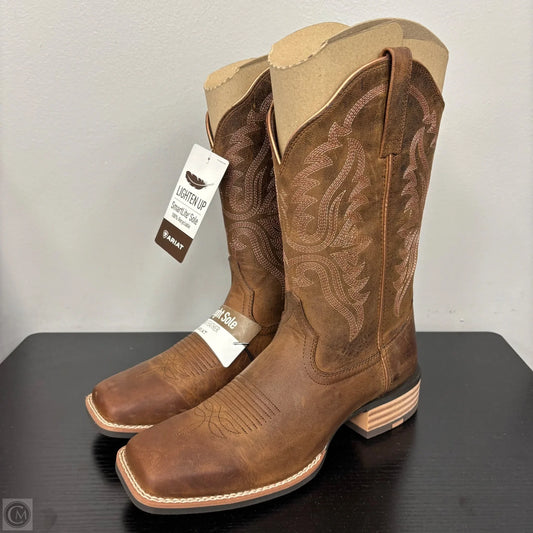 Boots Western By Ariat In Brown & Pink, Size: 9.5