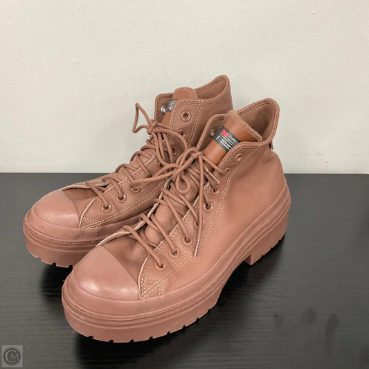 Shoes Sneakers Platform By Converse In Brown, Size: 9.5