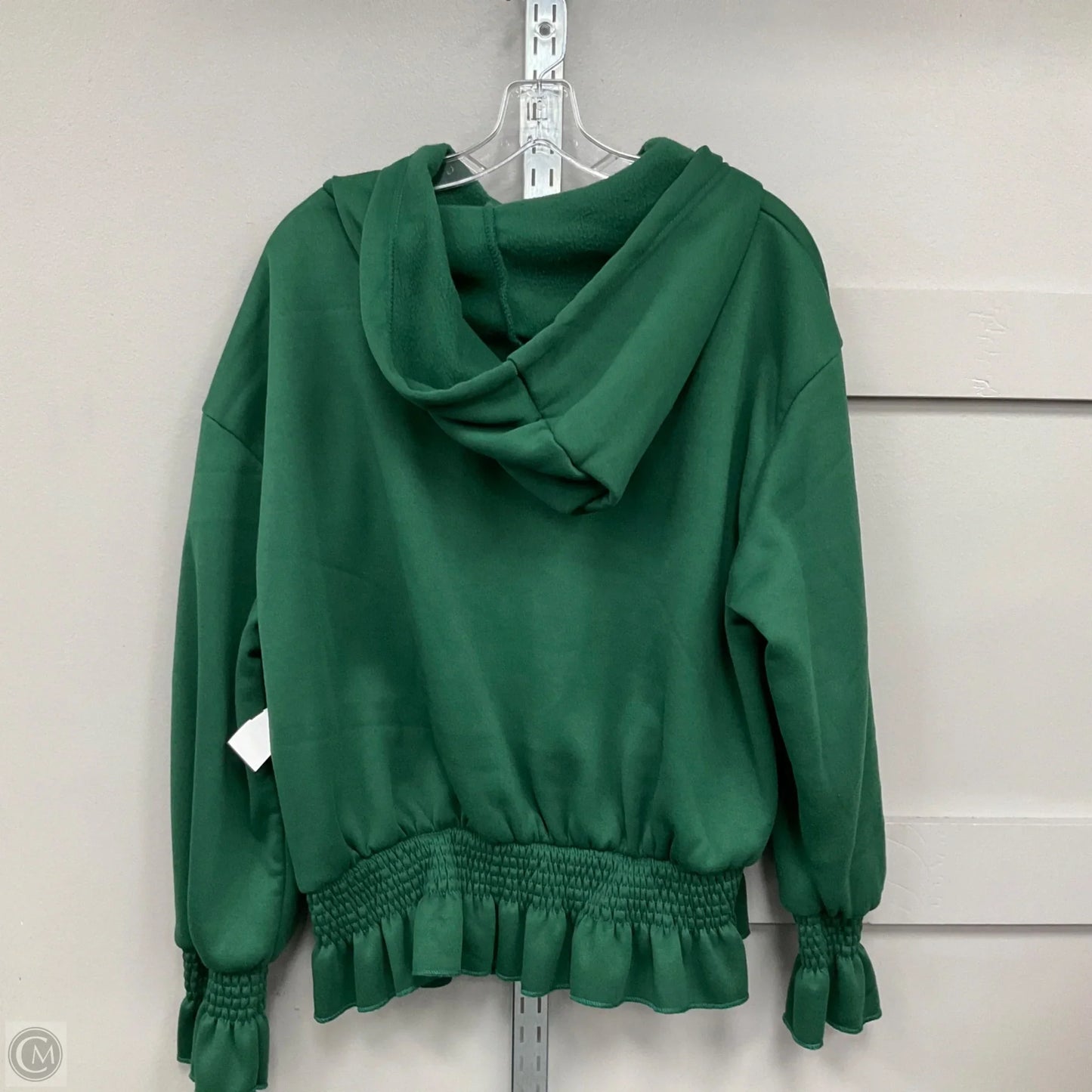 Sweatshirt Hoodie By Shein In Green, Size: 1x