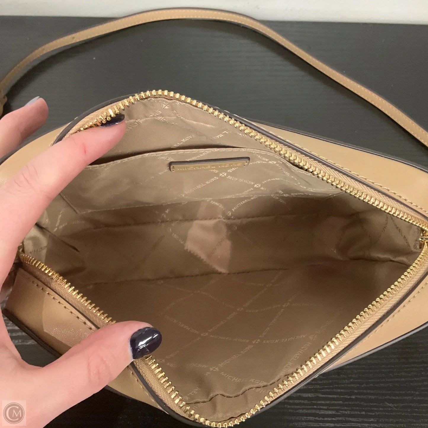 Crossbody Designer By Michael Kors, Size: Medium