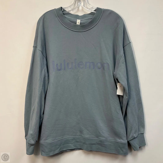Sweatshirt Crewneck By Lululemon In Blue, Size: 8