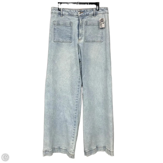 Jeans Flared By Z Supply In Blue Denim, Size: 10