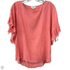 Top Short Sleeve By Umgee In Peach, Size: S