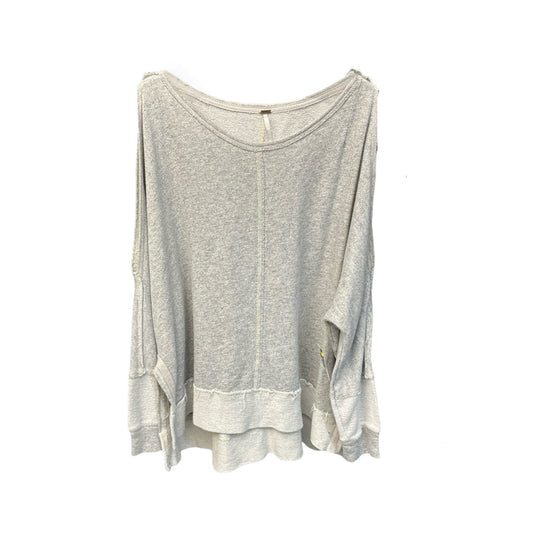 Top Long Sleeve By Free People In Grey, Size: Xs