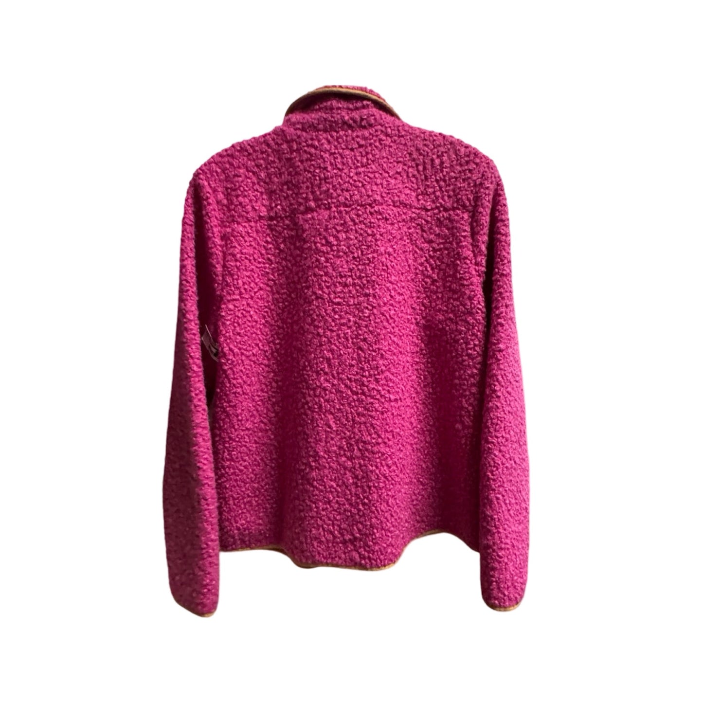 Jacket Fleece By Charter Club In Pink, Size: L