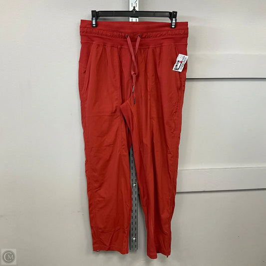Athletic Pants By Lululemon In Orange, Size: 6