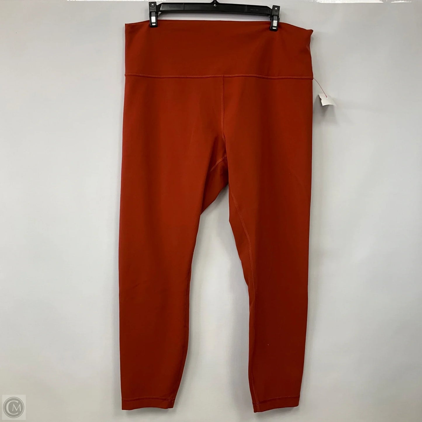 Athletic Leggings By Lululemon In Orange, Size: 16