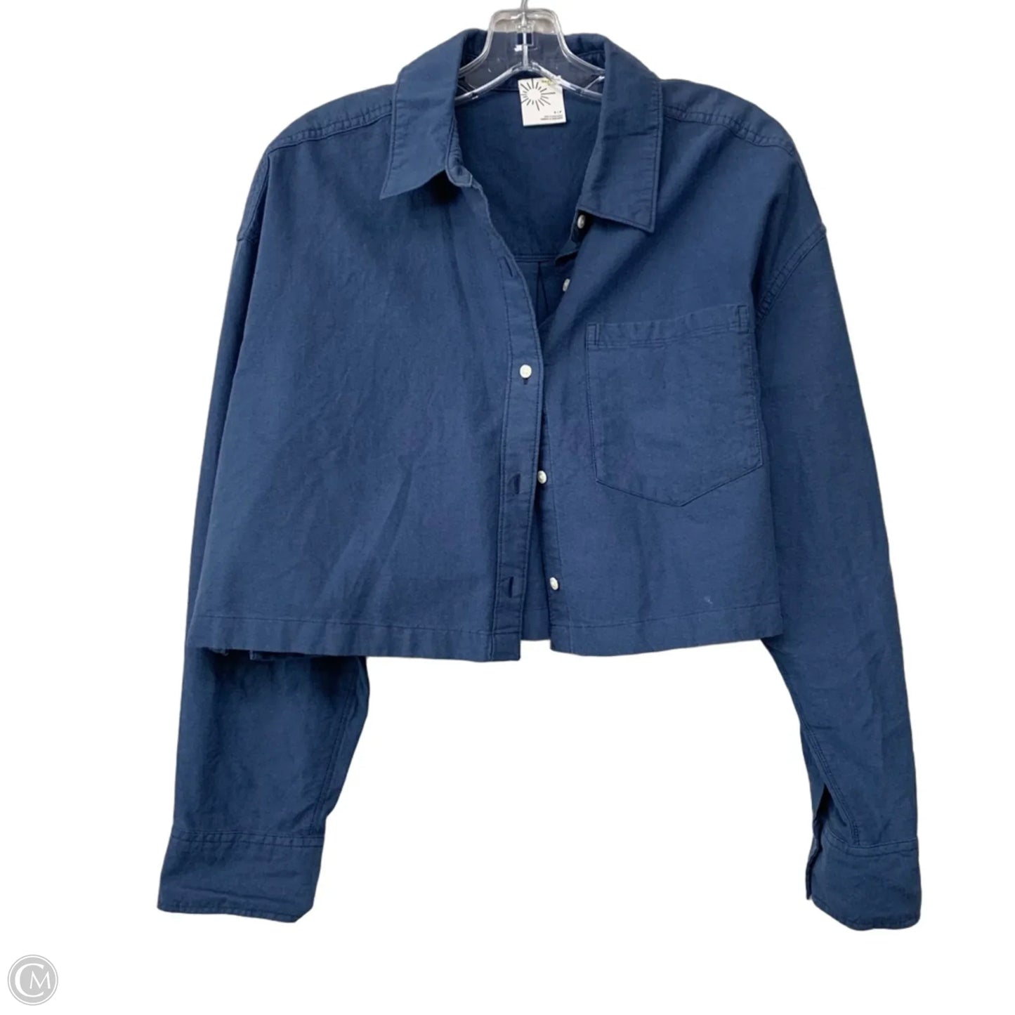 Top Long Sleeve By Offline By Aerie In Blue, Size: S