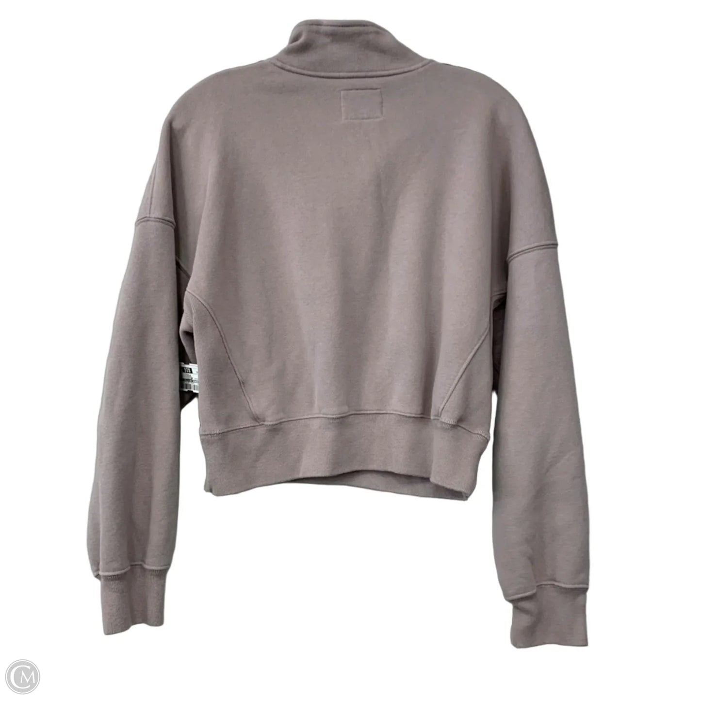 Sweatshirt Collar By Abercrombie And Fitch In Grey, Size: Xs