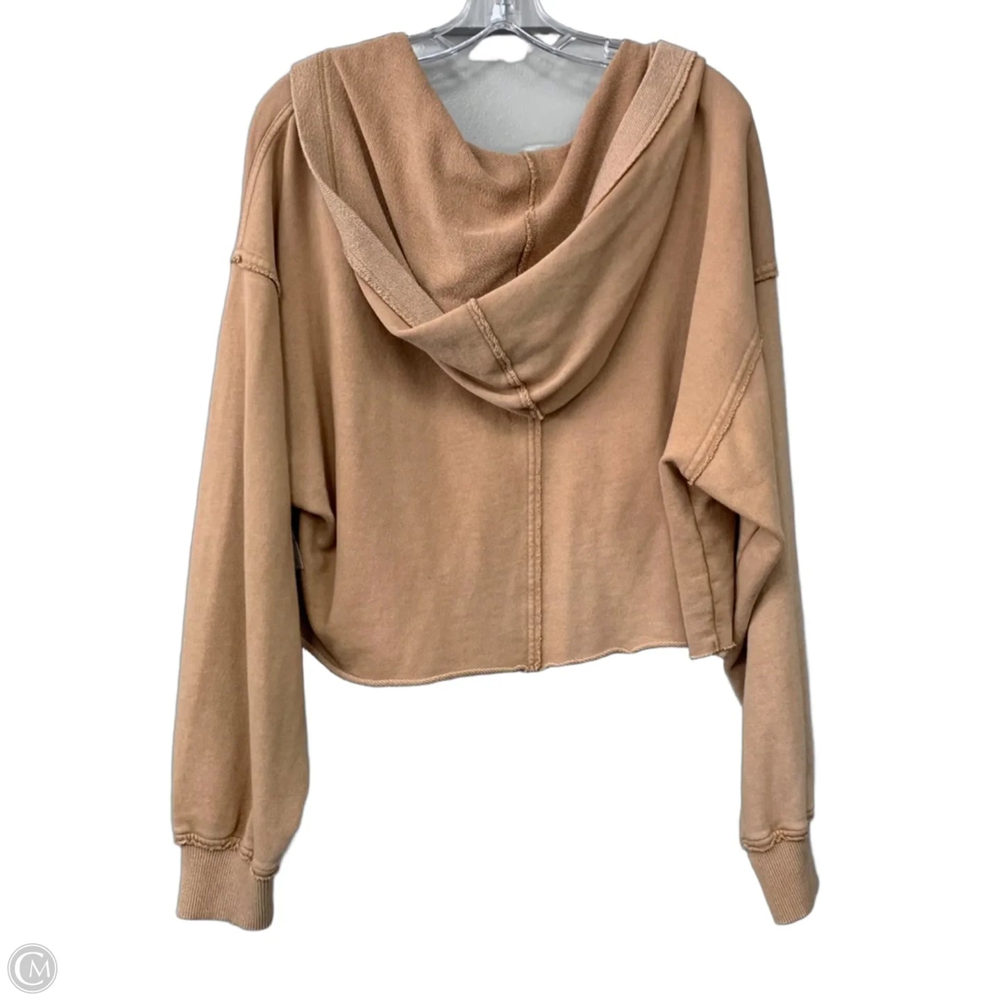 Sweatshirt Hoodie By Aerie In Brown, Size: L