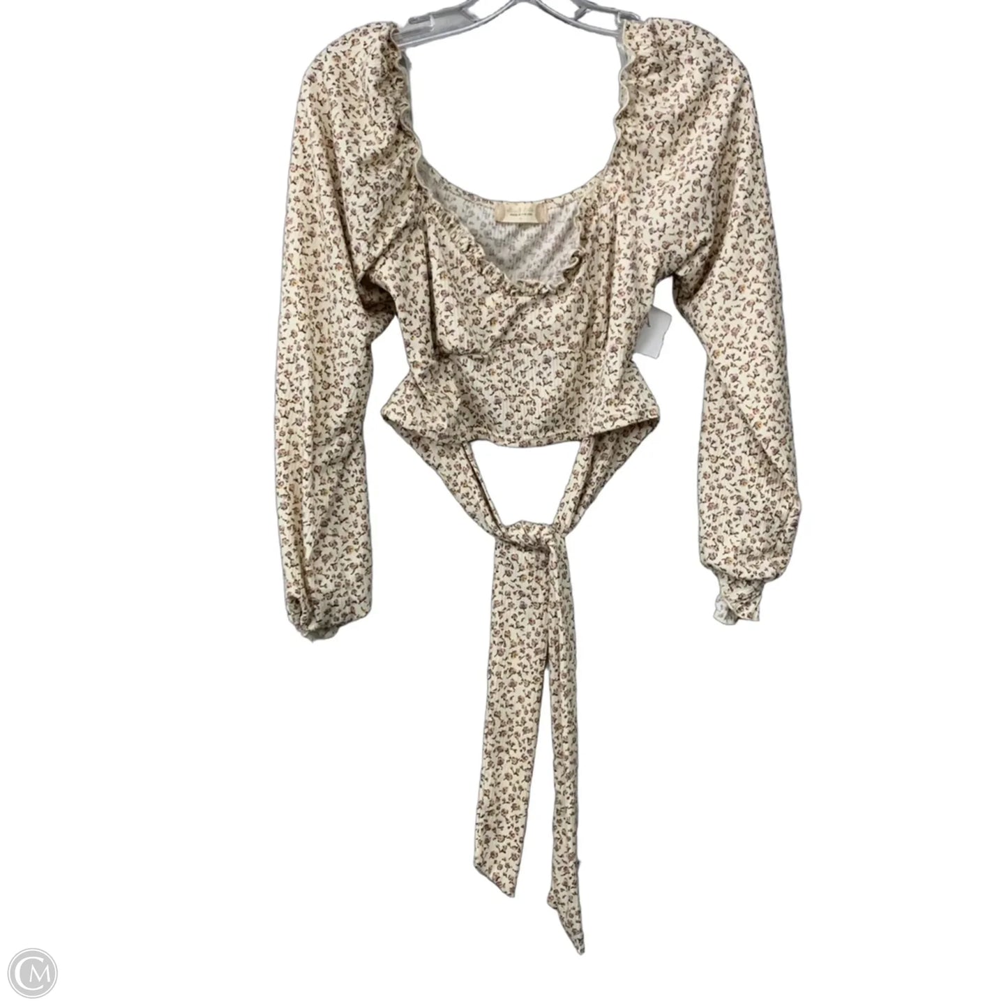 Top Long Sleeve By Altard State In Floral Print, Size: M