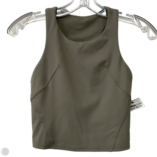 Athletic Tank Top By Lululemon In Green, Size: 4