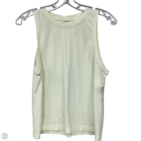 Athletic Tank Top By Lululemon In Yellow, Size: 6