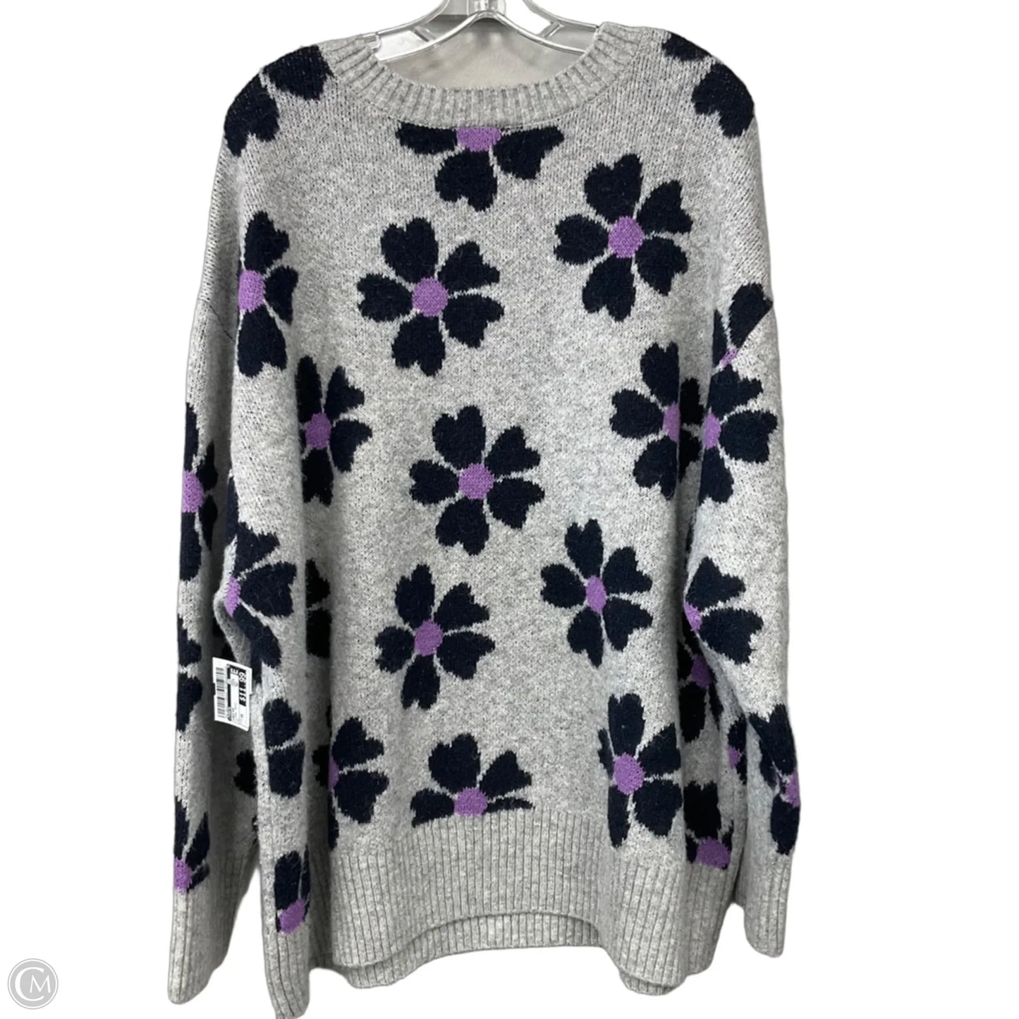 Sweater By Torrid In Floral Print, Size: 3x