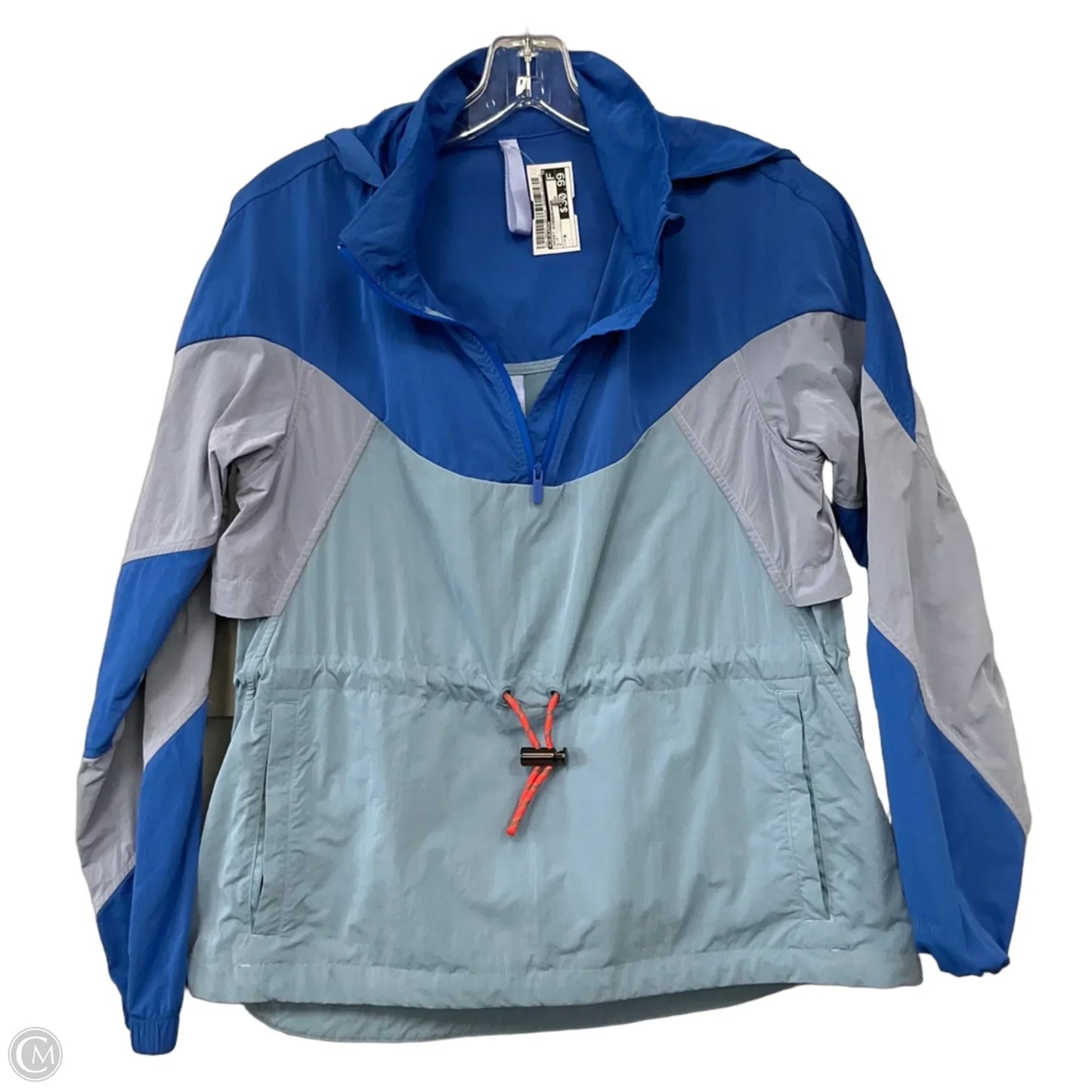 Jacket Windbreaker By Lululemon In Blue, Size: M