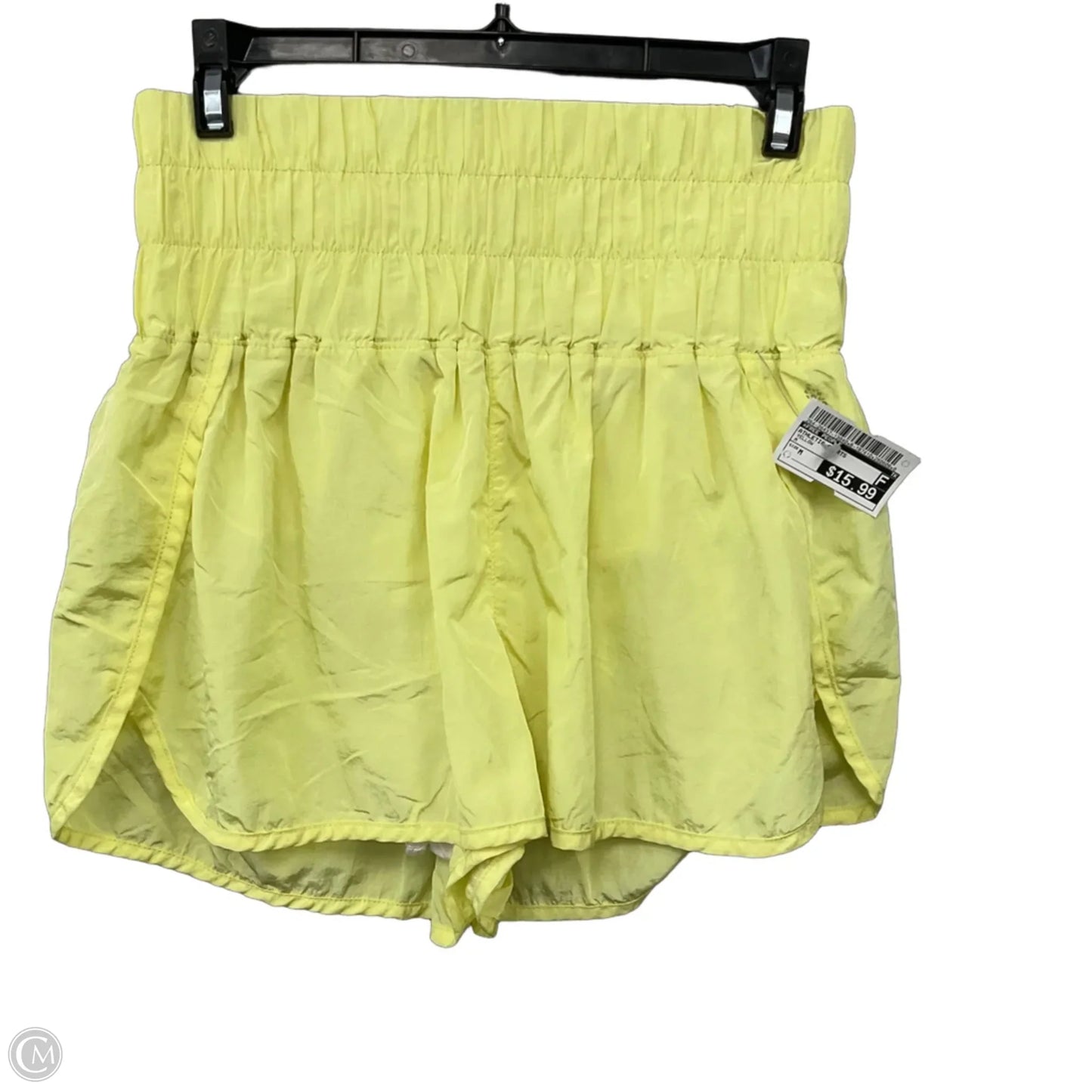 Athletic Shorts By Free People In Yellow, Size: M