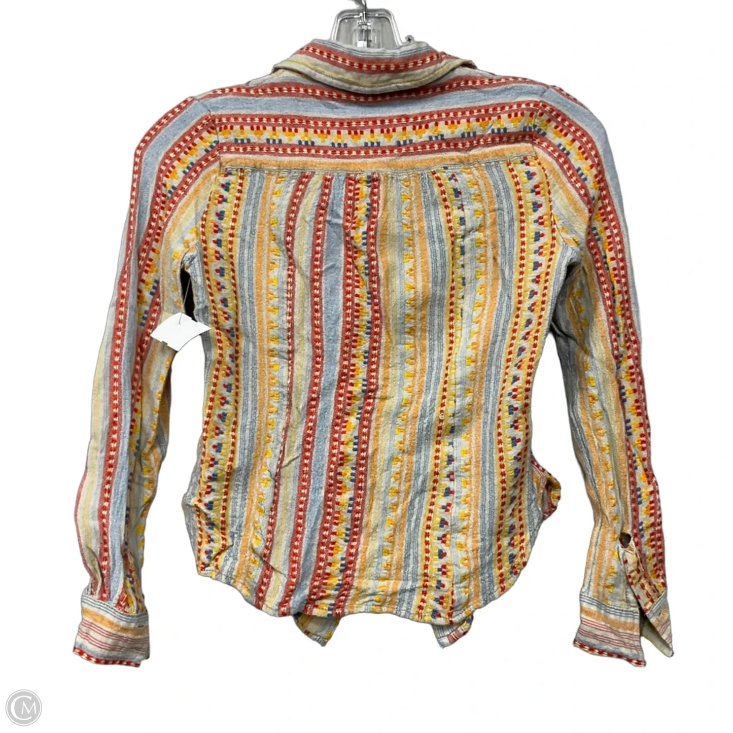 Top Long Sleeve By Anthropologie In Multi-colored, Size: S