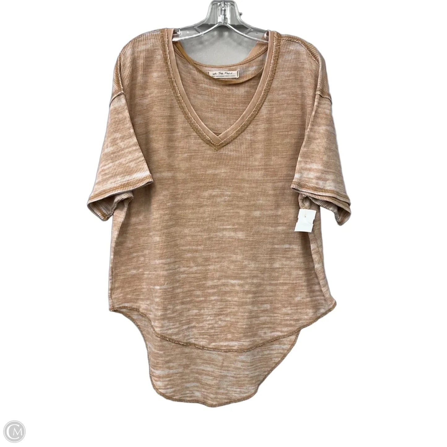 Top Short Sleeve Basic By We The Free In Tan, Size: S