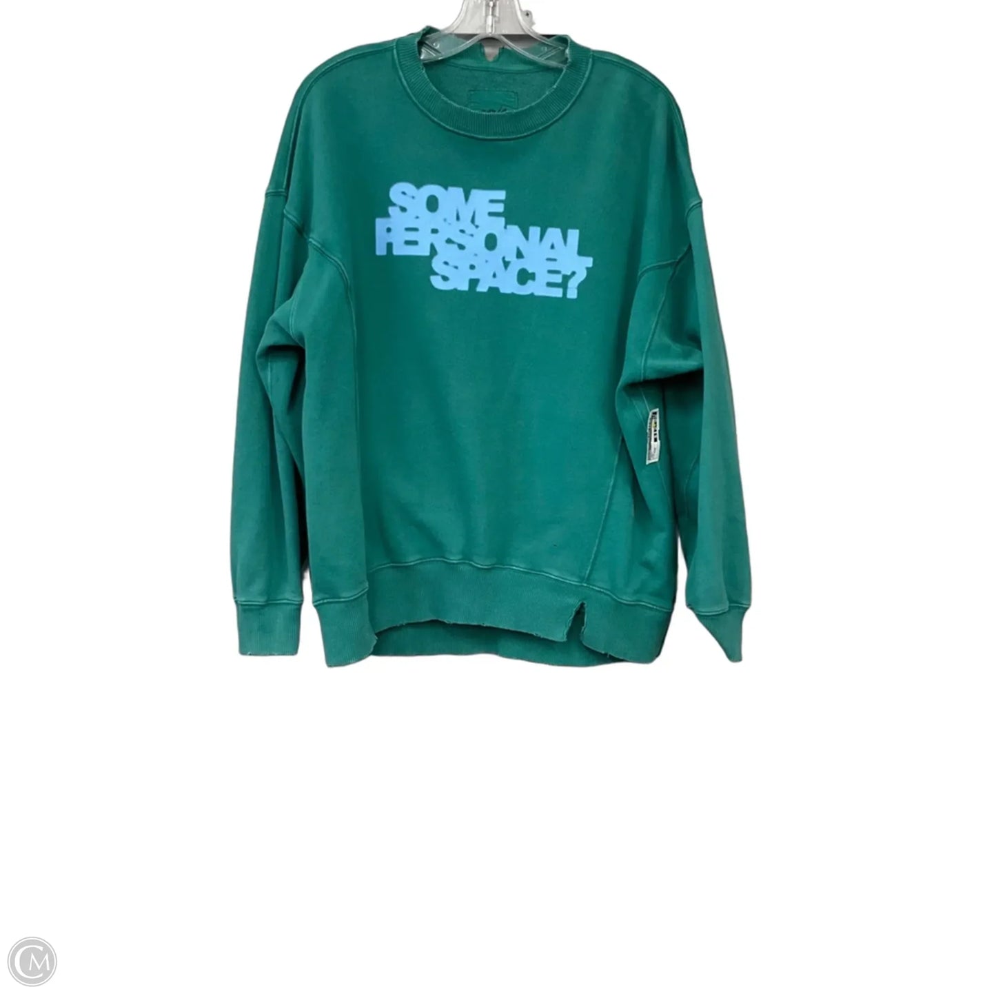 Sweatshirt Crewneck By Aerie In Green, Size: Xxs