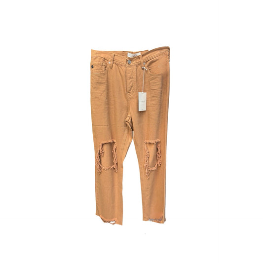 Jeans Straight By Kancan In Brown, Size: 7