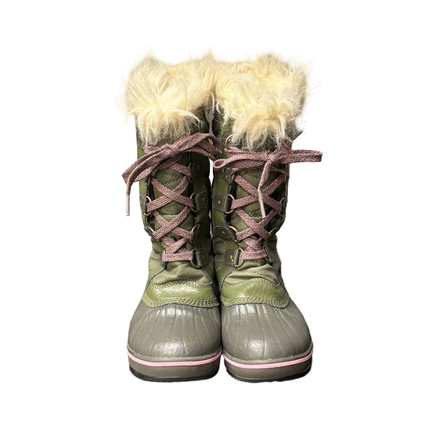 Boots Snow By Sorel In Green, Size: 5