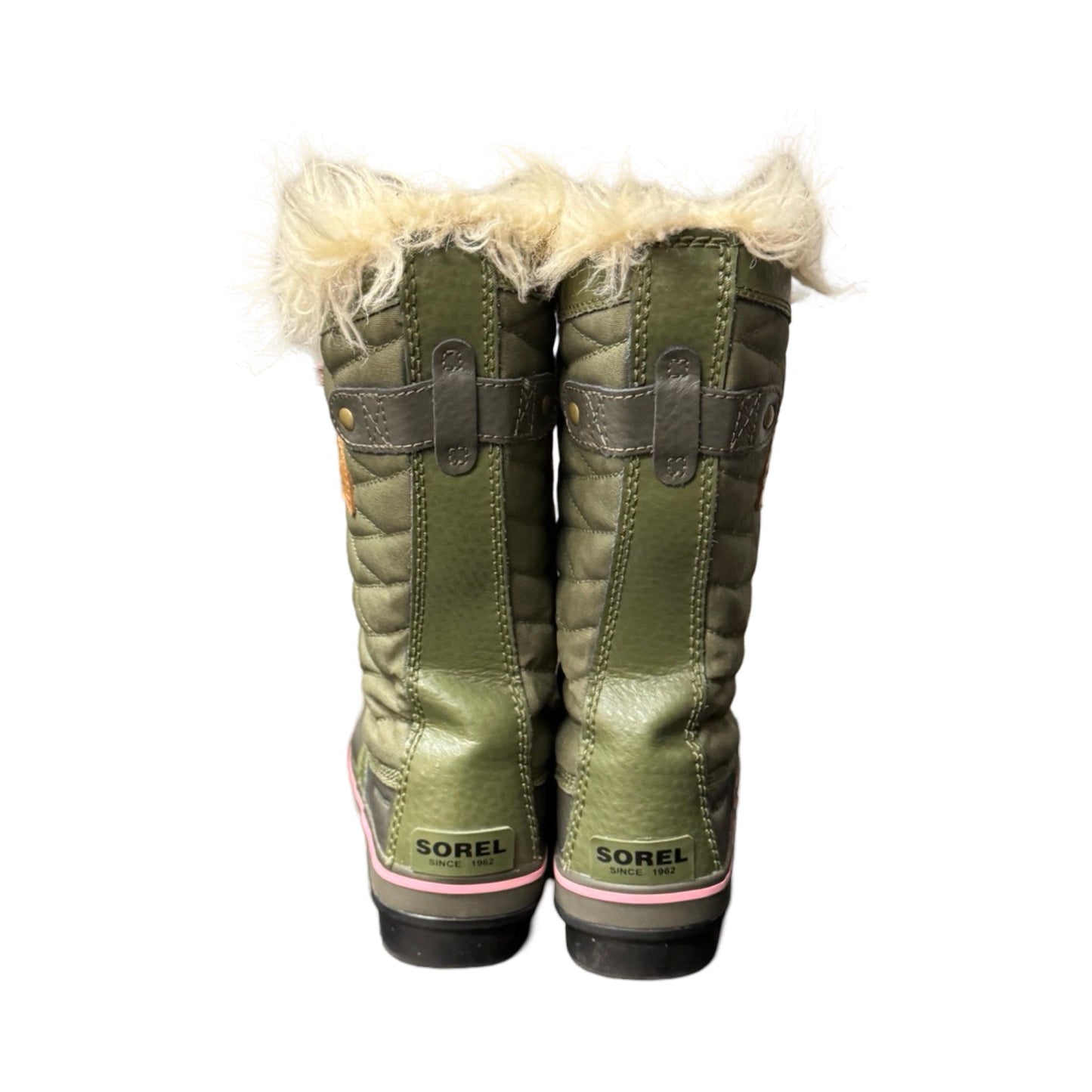 Boots Snow By Sorel In Green, Size: 5