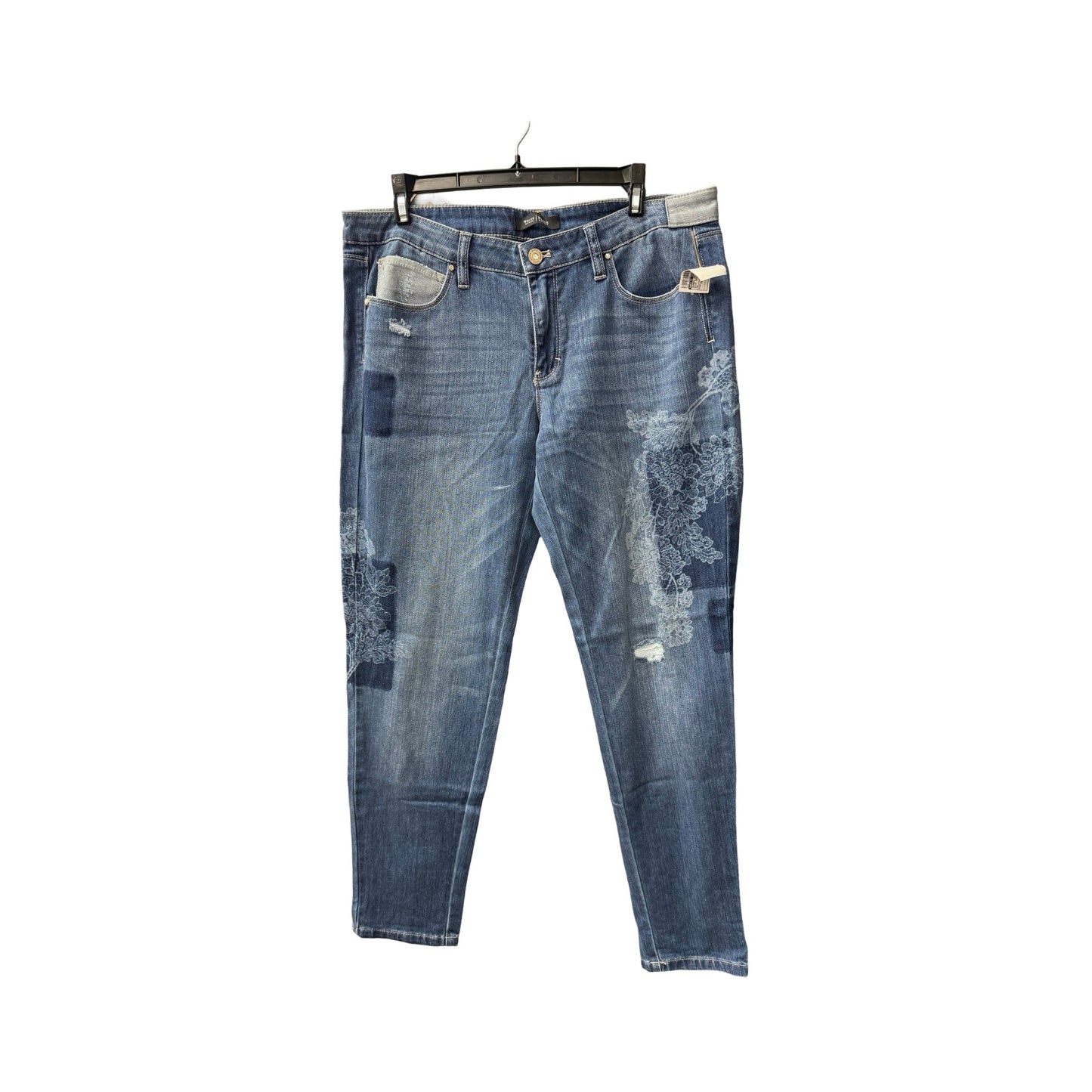 Jeans Skinny By White House Black Market In Blue Denim, Size: 10