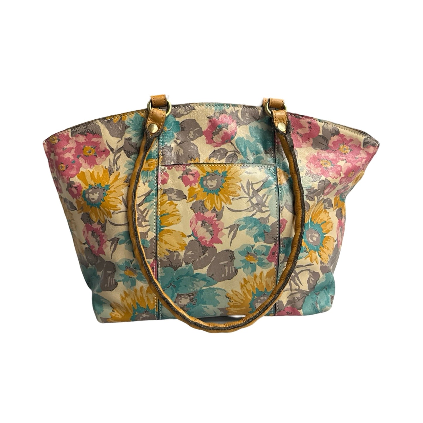 Tote Designer By Patricia Nash in Floral Print, Size: Large