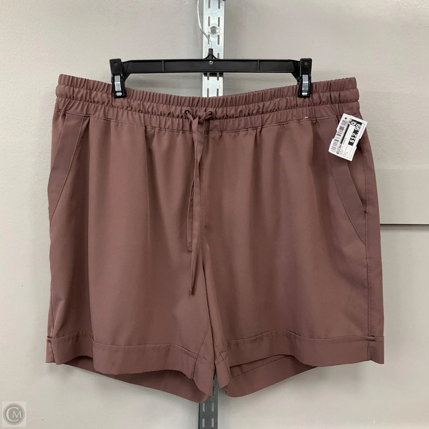 Athletic Shorts By Mondetta In Brown, Size: L