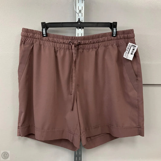 Athletic Shorts By Mondetta In Brown, Size: L