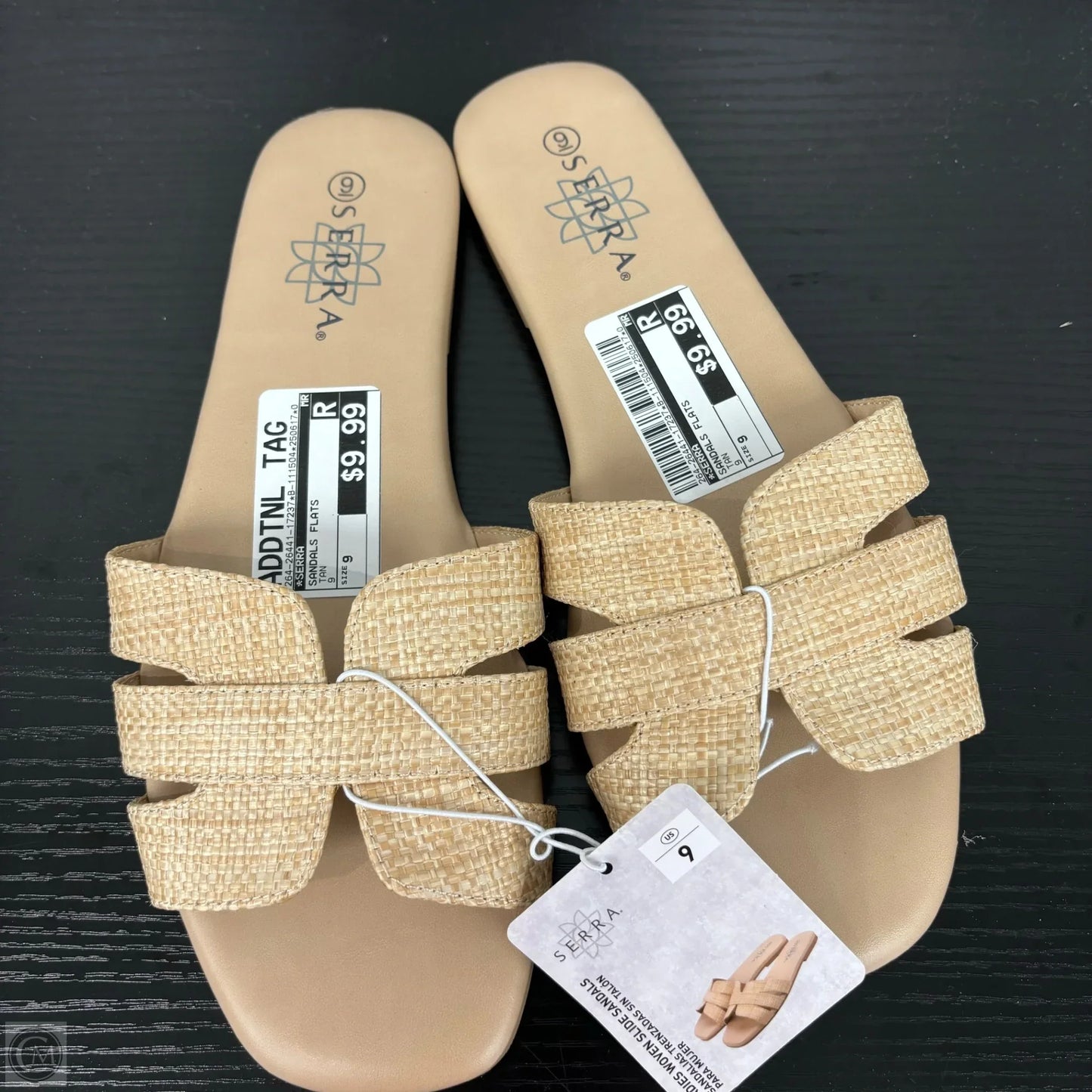 Sandals Flats By Serra In Tan, Size: 9