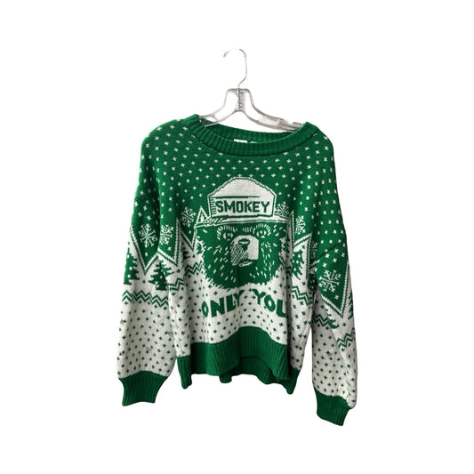 Christmas Sweater By Clothes Mentor In Green, Size: 1x