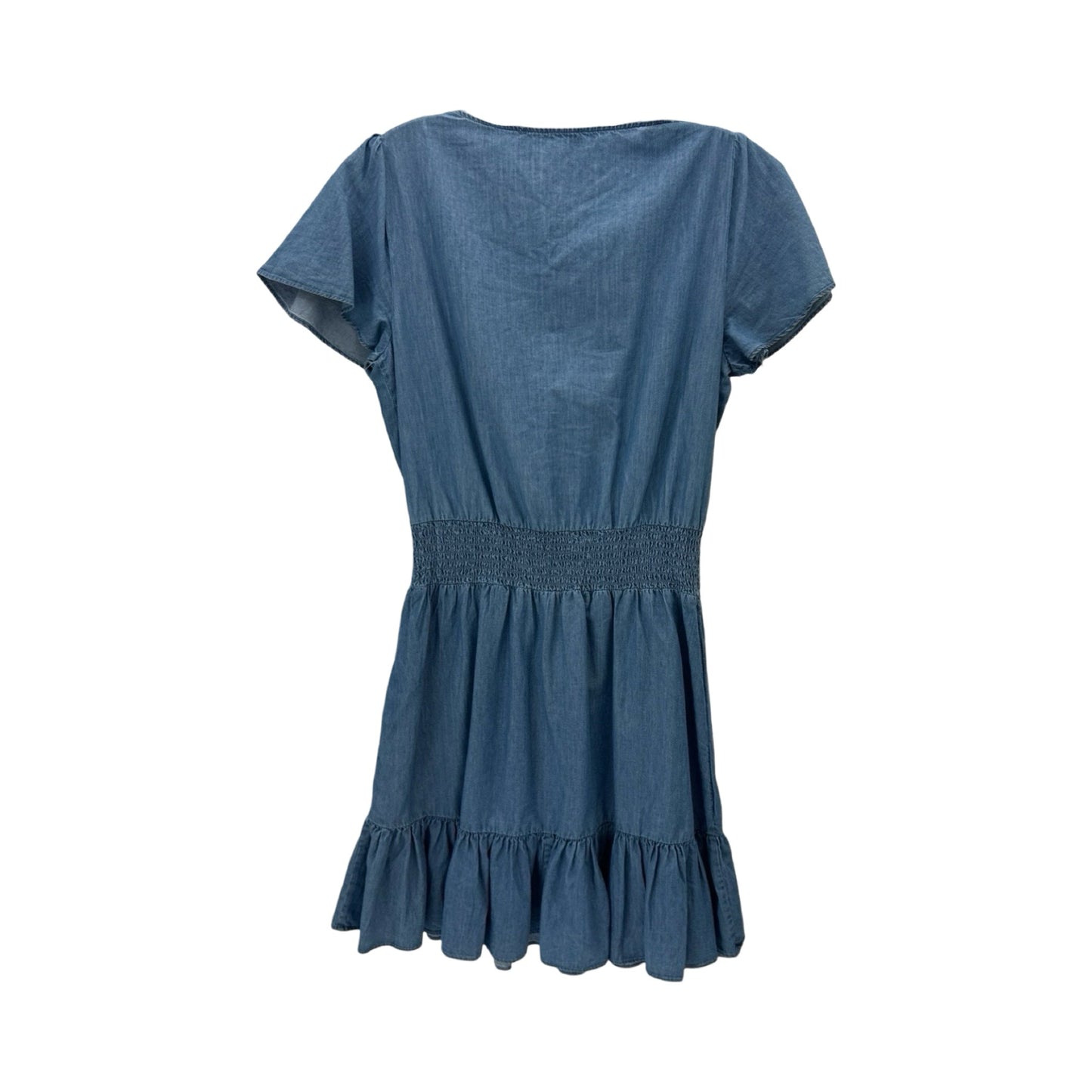 Blue Denim Dress Casual Short Designer Michael By Michael Kors, Size S