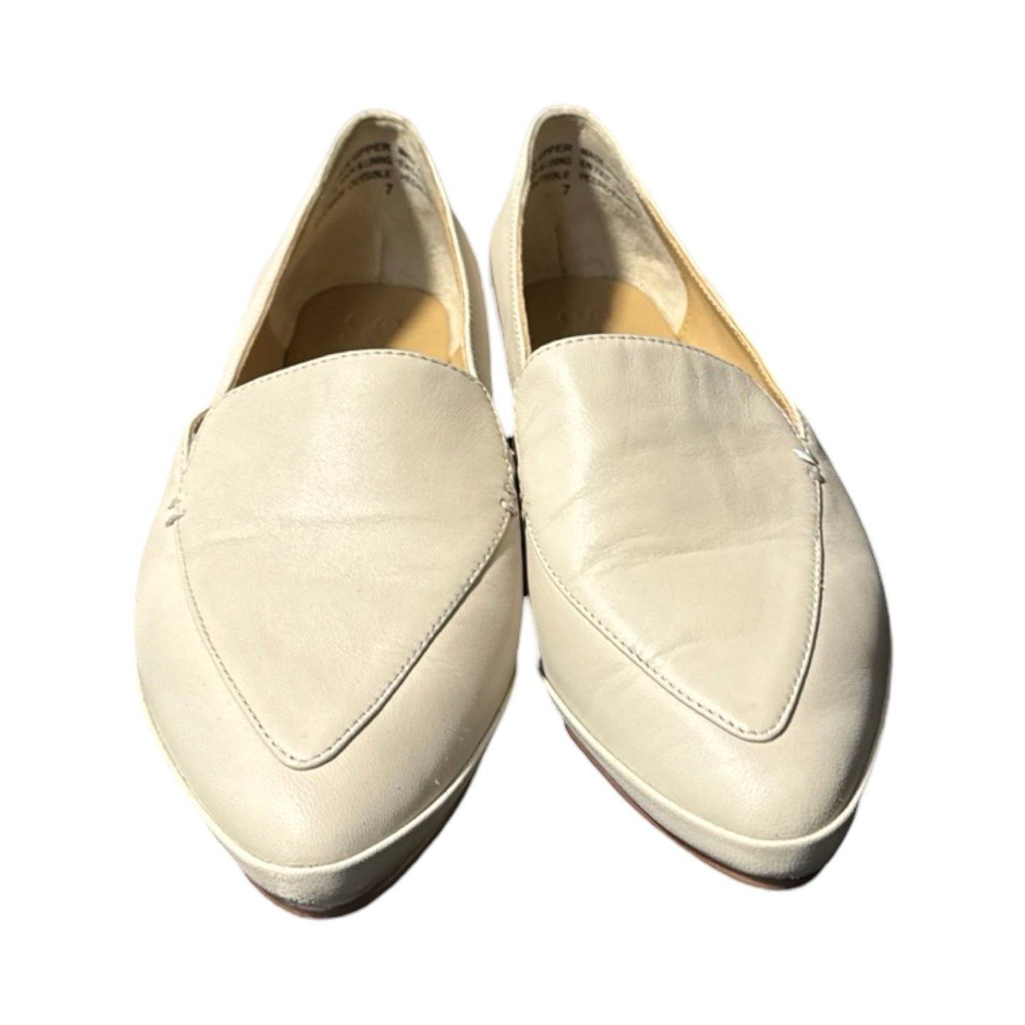 Cream Shoes Flats Seychelles, Size 7