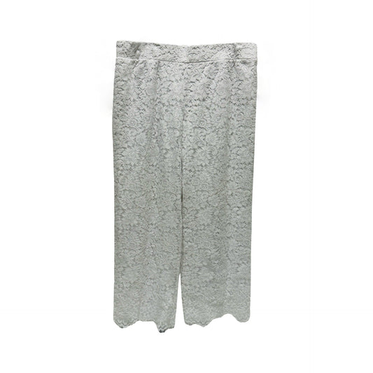 Lace Print White Pants Lounge By Isaac Mizrahi  Size: L