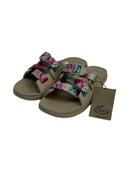 Brown Sandals Flip Flops Chacos, Size 6