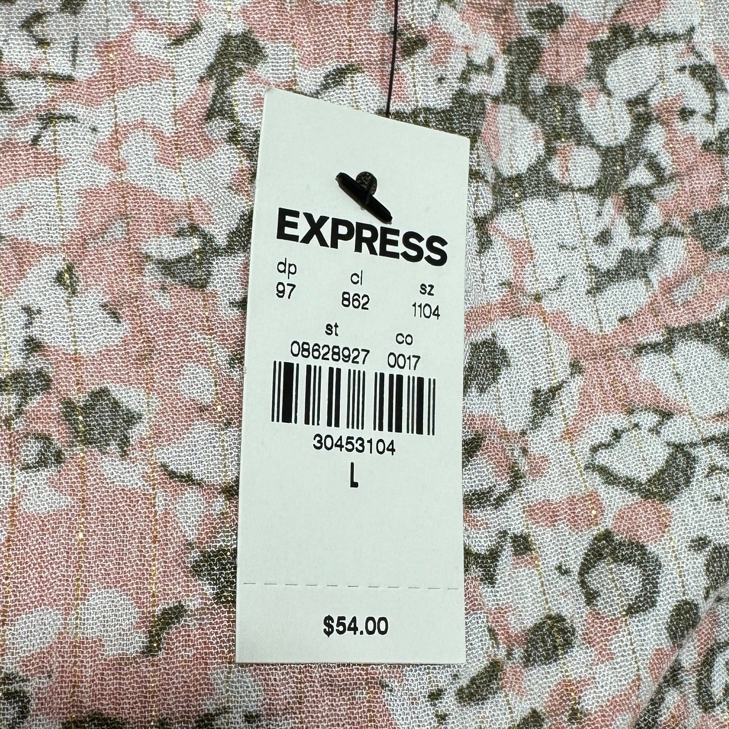 Top Short Sleeve By Express  Size: L