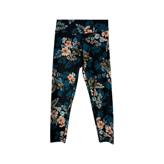 Floral Print Leggings By Calvin Klein  Size: S
