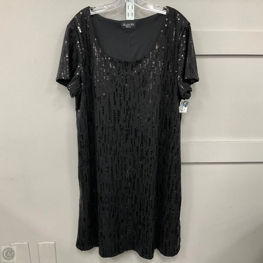 Dress Casual Maxi By Scarlett Nite In Black, Size: 4x