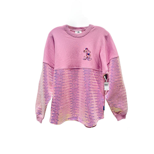 Disneyland Pink & Mauve Sweatshirt Crewneck By Disney Store  Size: S