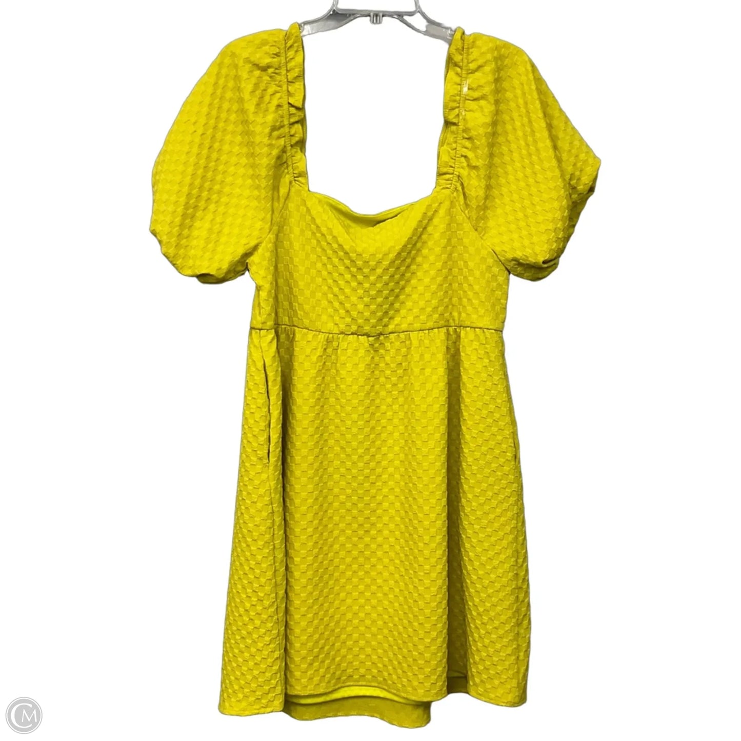 Dress Casual Midi By Ces Femme In Yellow, Size: M